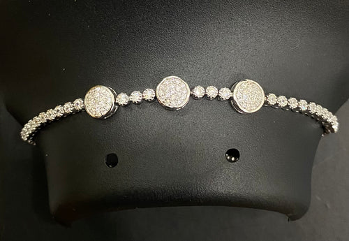Adjustable studded bracelet