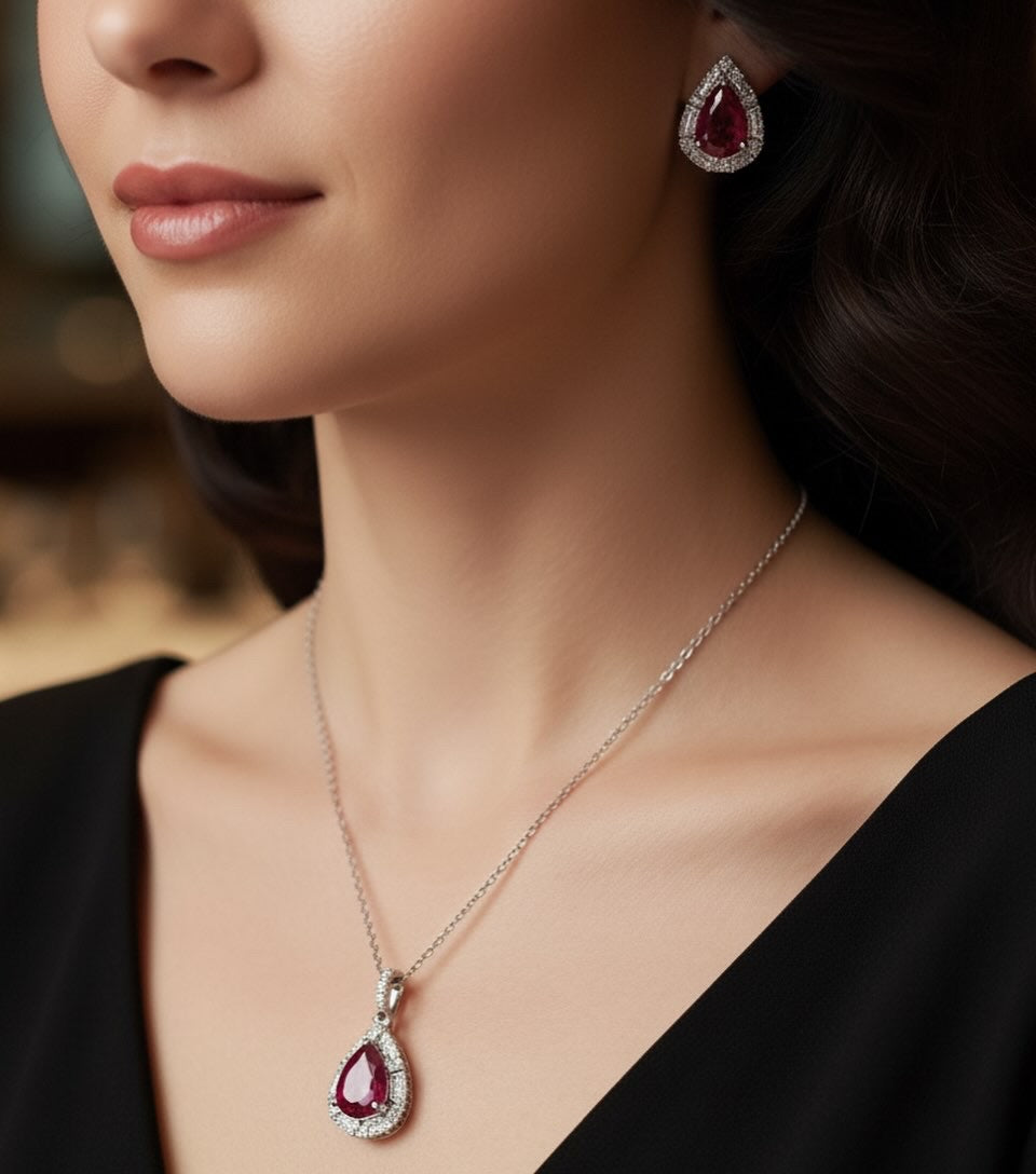 Red stone set