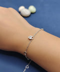 Heart charm bracelet