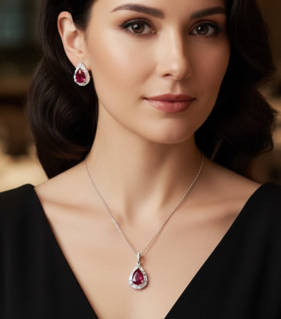 Red stone set