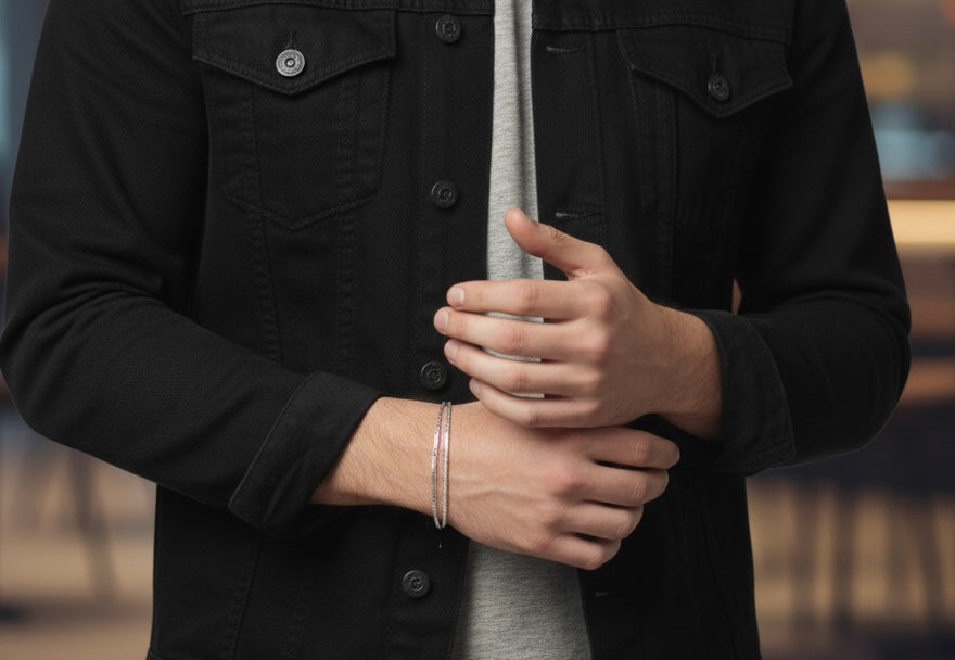 Bunch bracelet silver