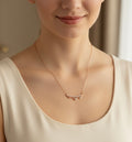 Rose gold pendant chain