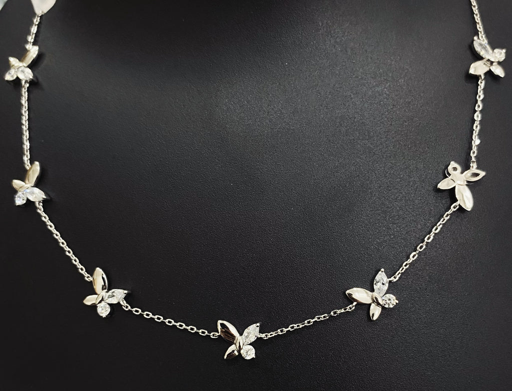 Butterfly pendant chain