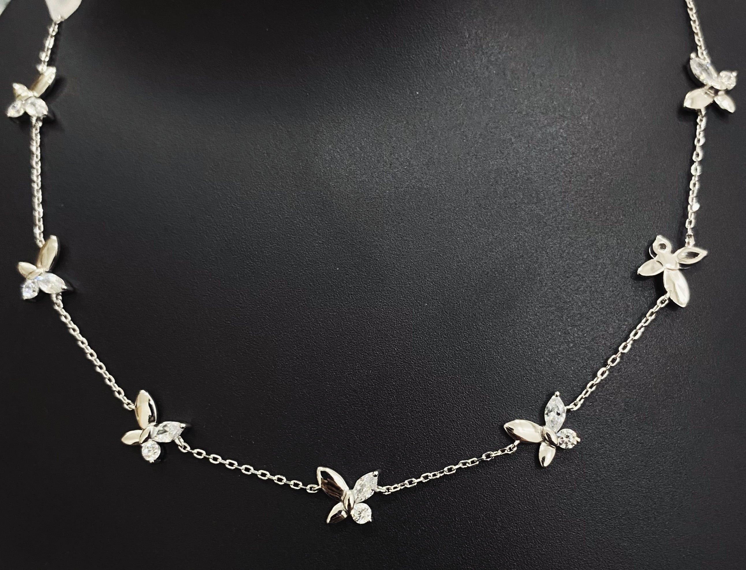Butterfly pendant chain