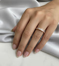 Rose gold ring