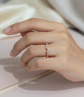Rose gold elegant ring
