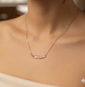 Rose gold pendant chain